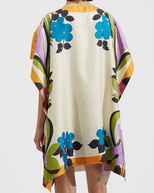 Cameo Blooms Scarf Dress