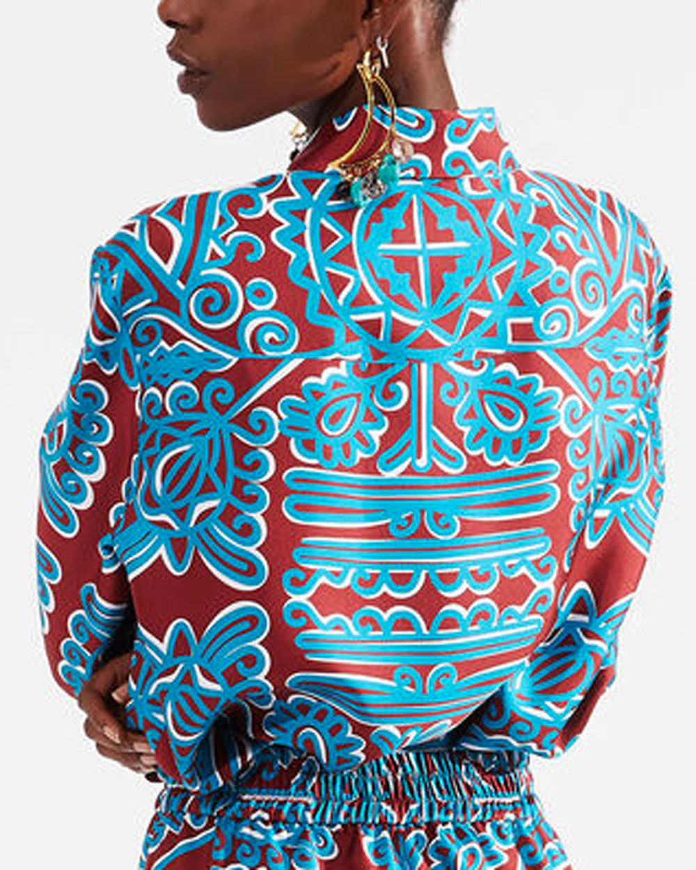 Parnaveg Turchese Boy Shirt in Silk Twill
