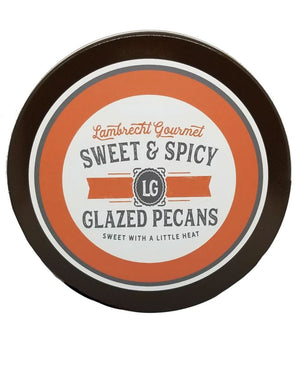 Sweet and Spicy Glazed Pecans 1lb. Tin