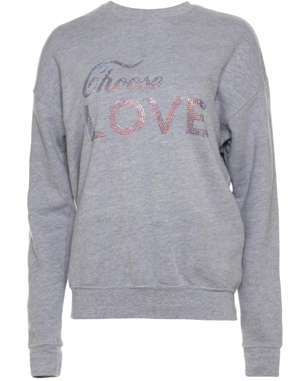 Heather Grey Choose Love Sweatshirt