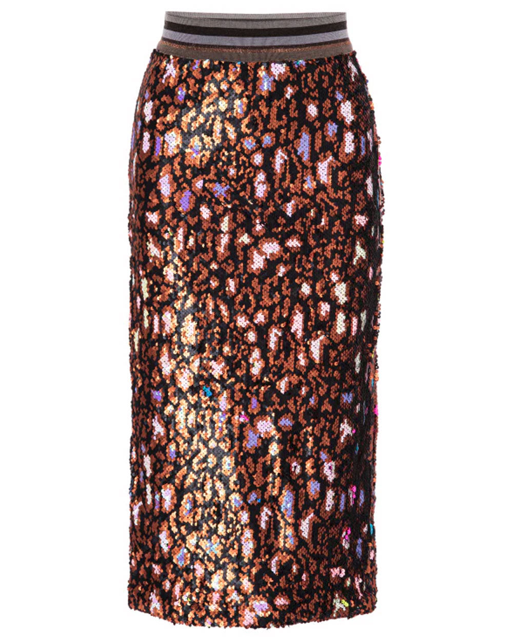 Le Superbe Neon Safari Sequin Liza Skirt – Stanley Korshak