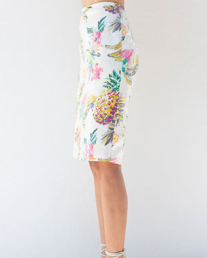 Tropi Cali Sequin Supershine Pencil Skirt
