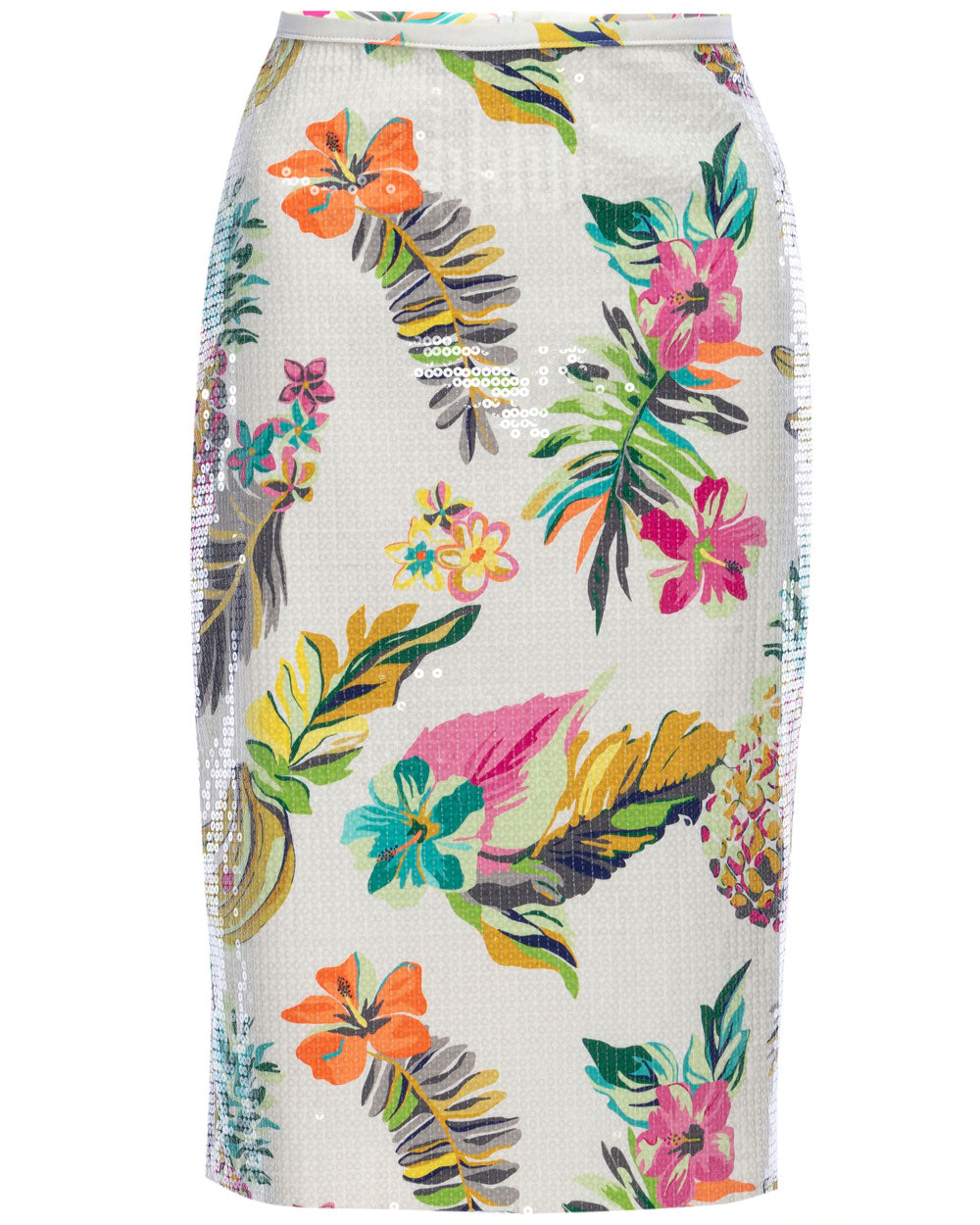 Tropi Cali Sequin Supershine Pencil Skirt