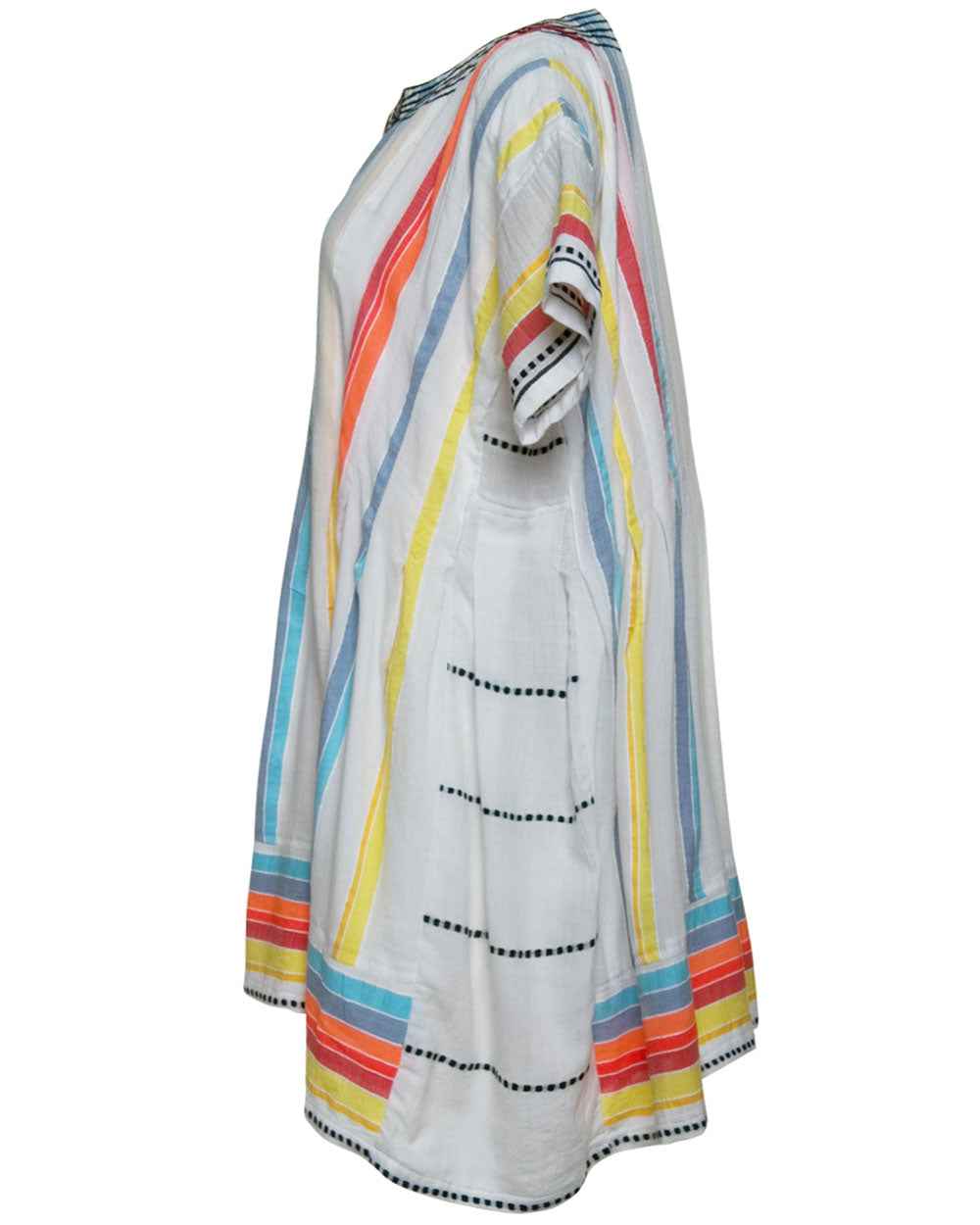 Lemon Zest Stripe Mokati Mini Dress