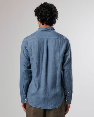 Levon Shirt in Swedish Blue