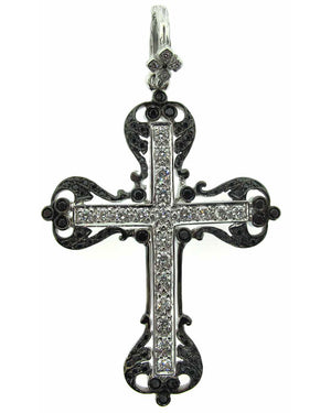 Black Diamond Vatican Cross Pendant