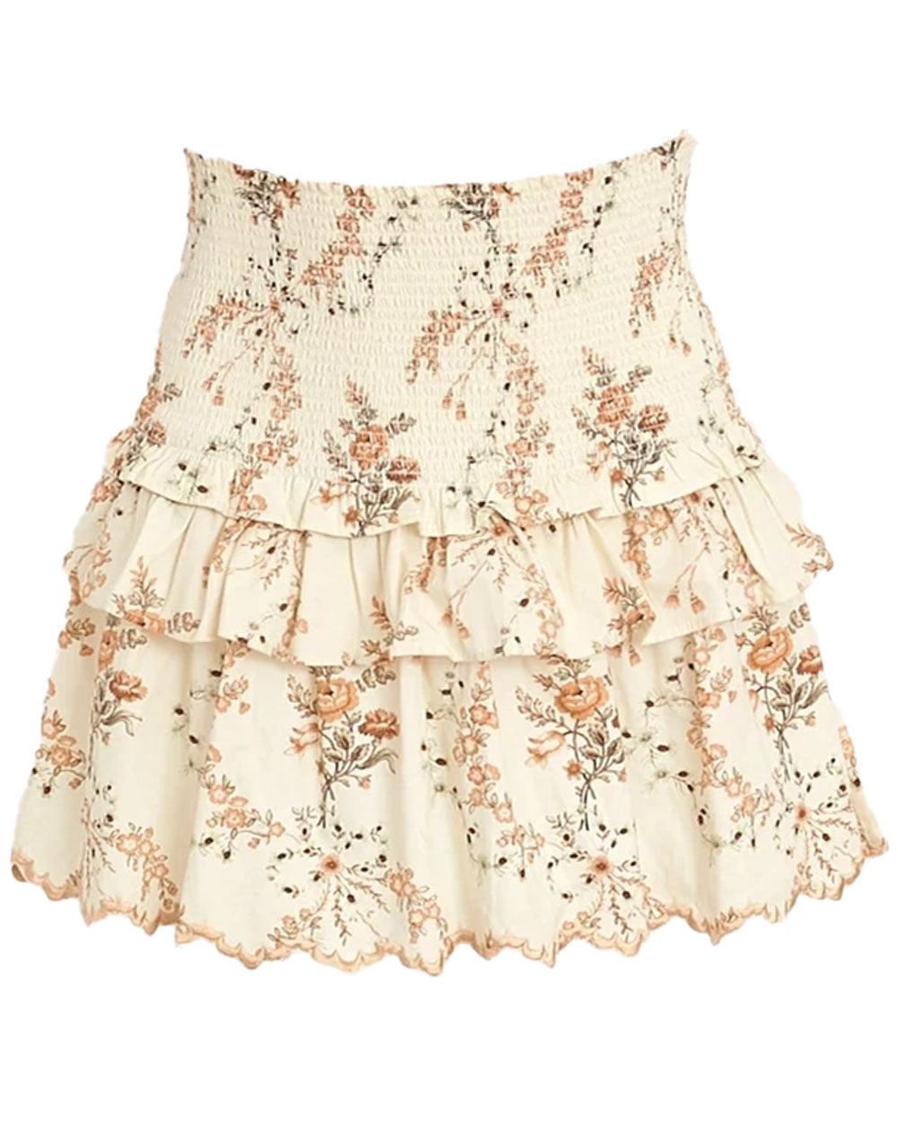Amber Dust Floral Sowa Mini Skirt