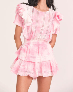 Island Pink Tie Dye Natasha Mini Dress