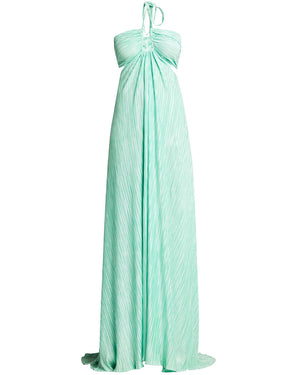Light Emerald Julissa Halter Dress