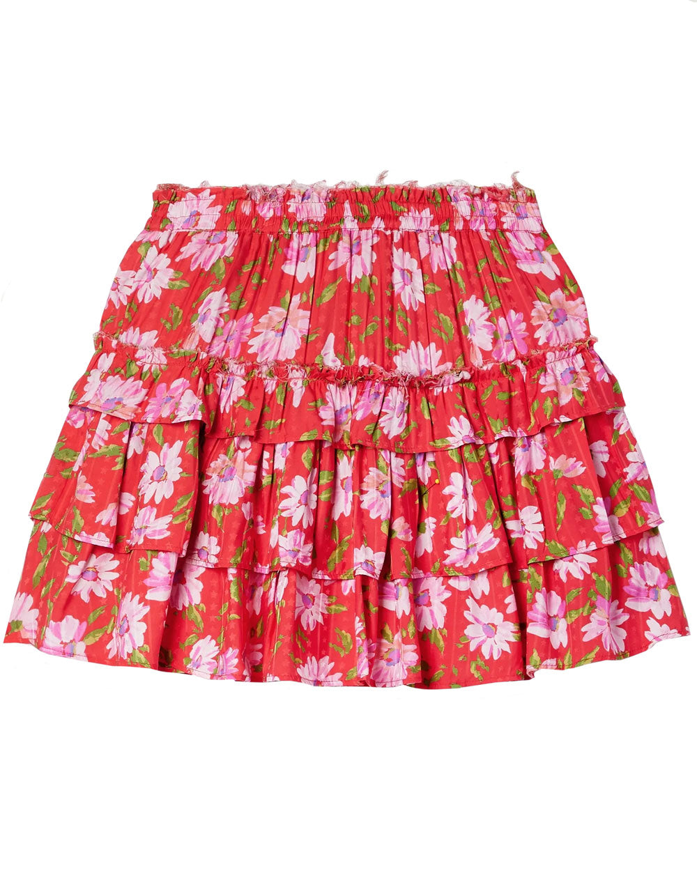 Mambo Red Crobett Mini Skirt
