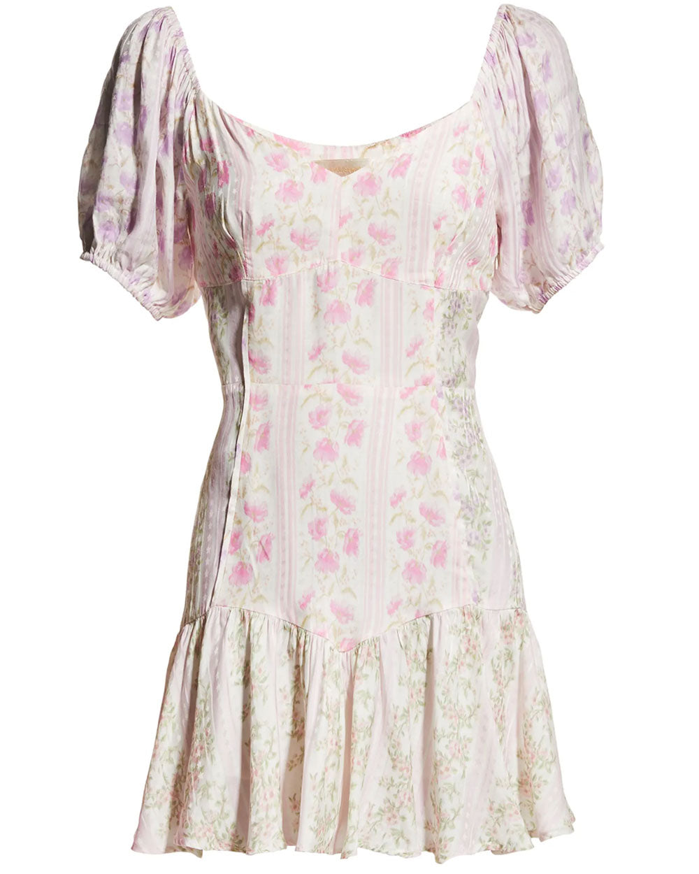 Pastel Floral Amini Dress