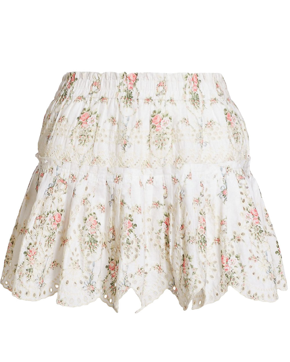 Vanilla Floral Sarie Mini Skirt