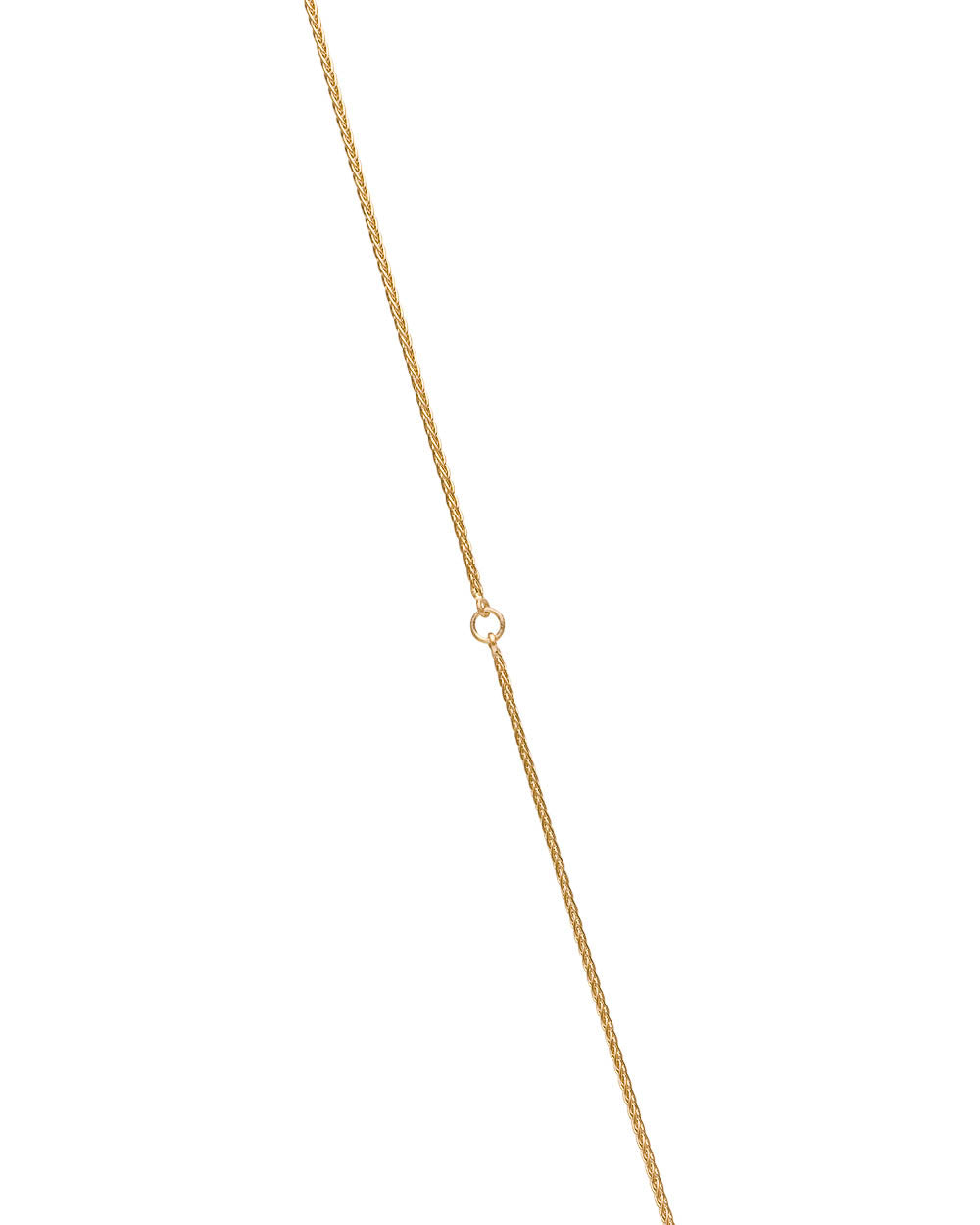 Gold Diamond Pendant Adjustable Necklace