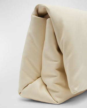 Large Calfskin Crossbody Bag in Ivory