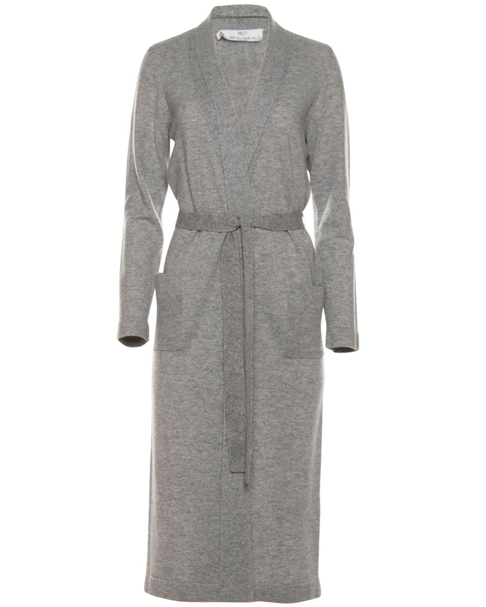 Stanley Cashmere Long Robe in Pewter