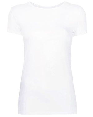 White Soft Touch Short Sleeve Crew Neck Tee