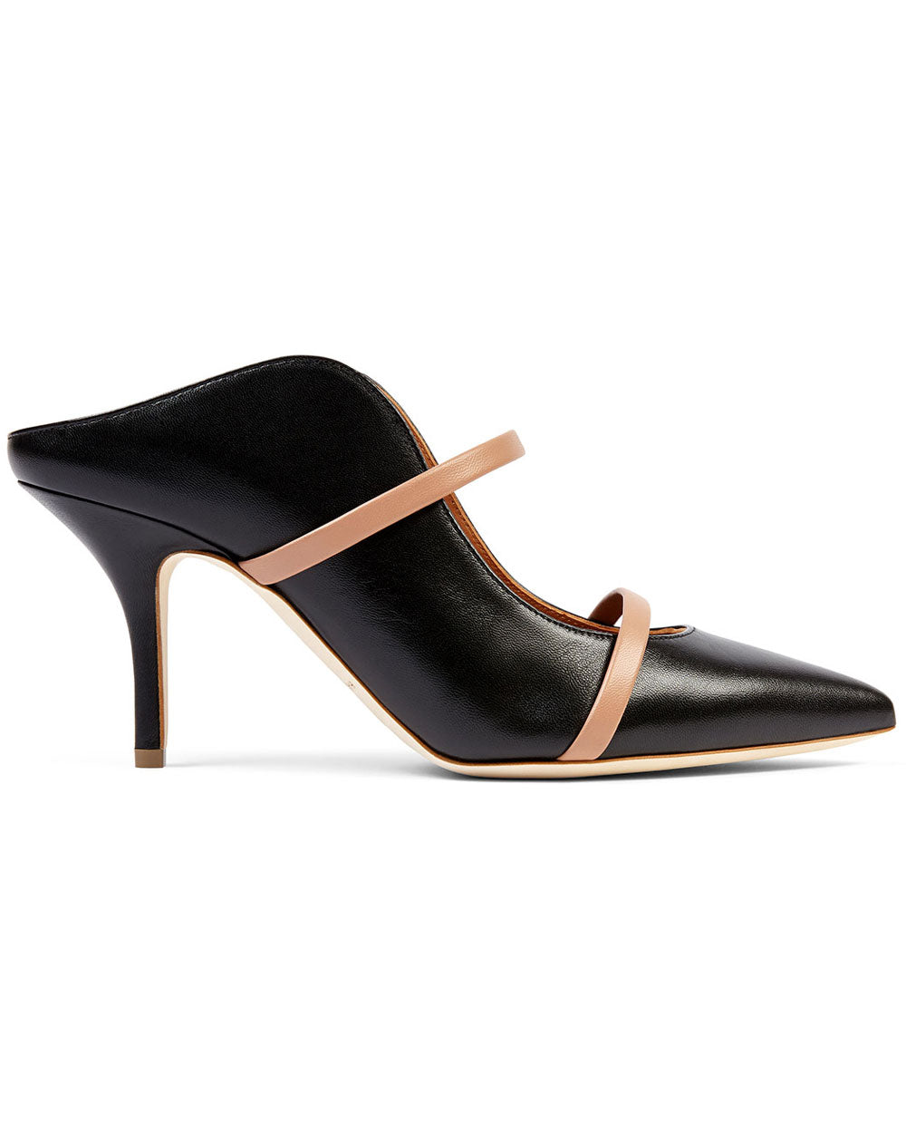Maureen 70 Pump in Black and Nude