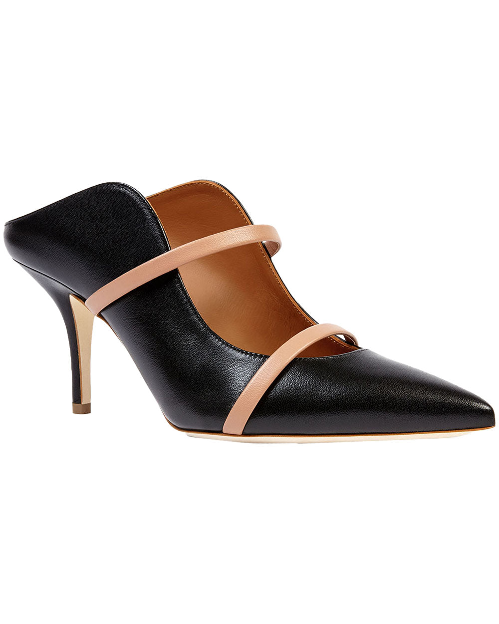 Maureen 70 Pump in Black and Nude