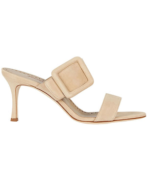 Gable Suede Sandal in Nude