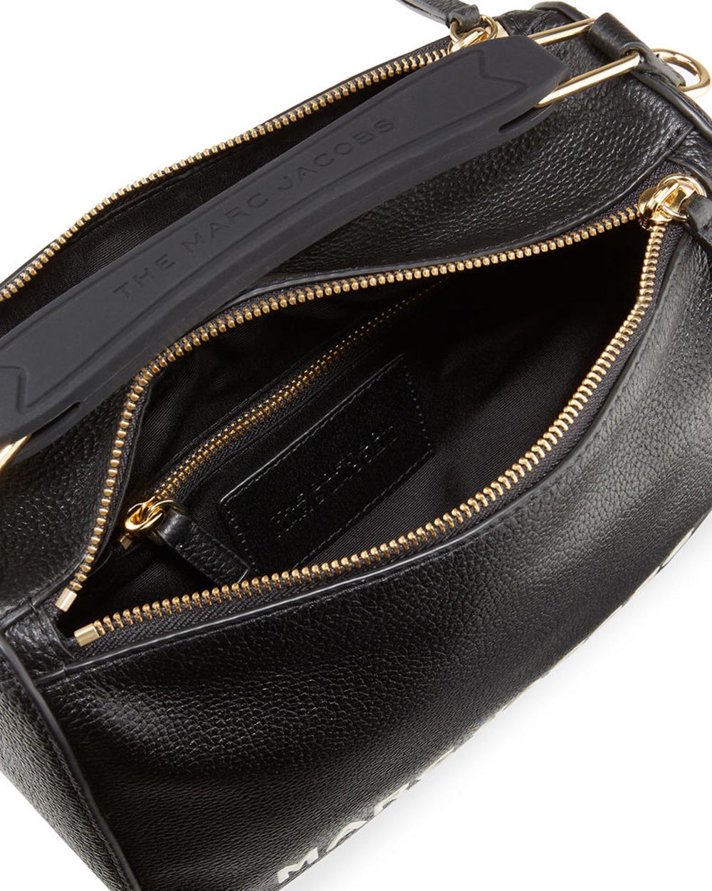 The Soft Box Crossbody in Black Leather