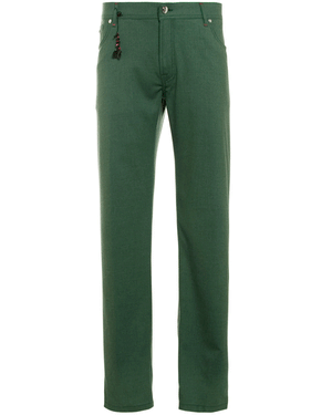 Green 5 Pocket Trouser
