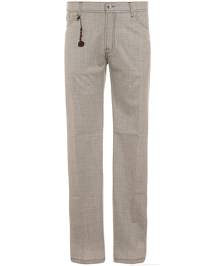 Pearl Grey 5 Pocket Trouser