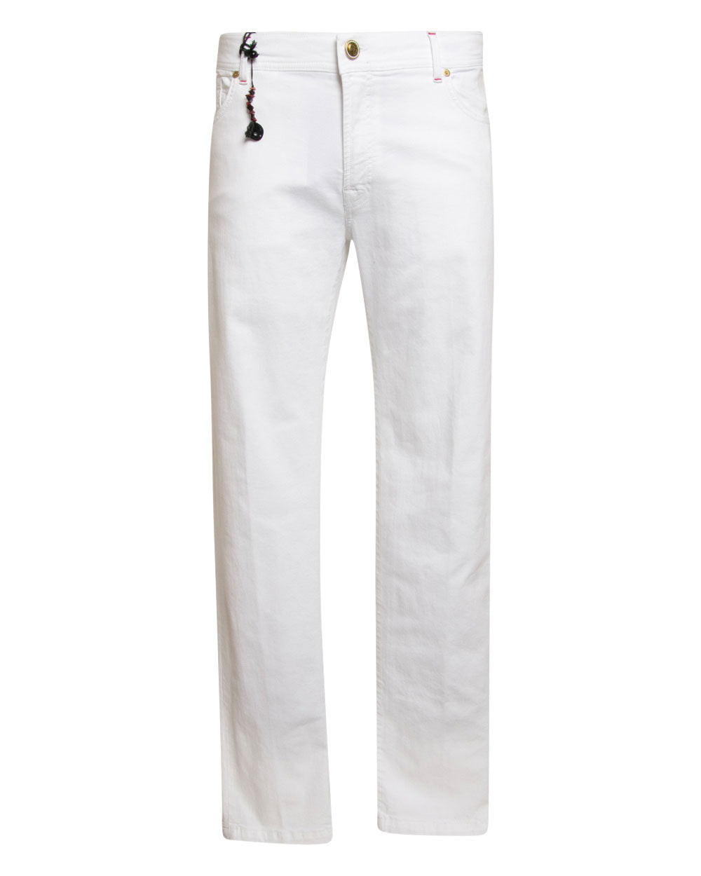 White 5 Pocket Denim Pant