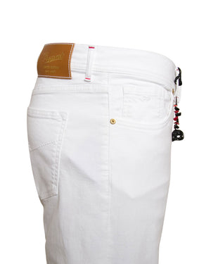 White 5 Pocket Denim Pant