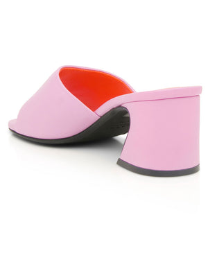 Sandal Mule Padded in Pink