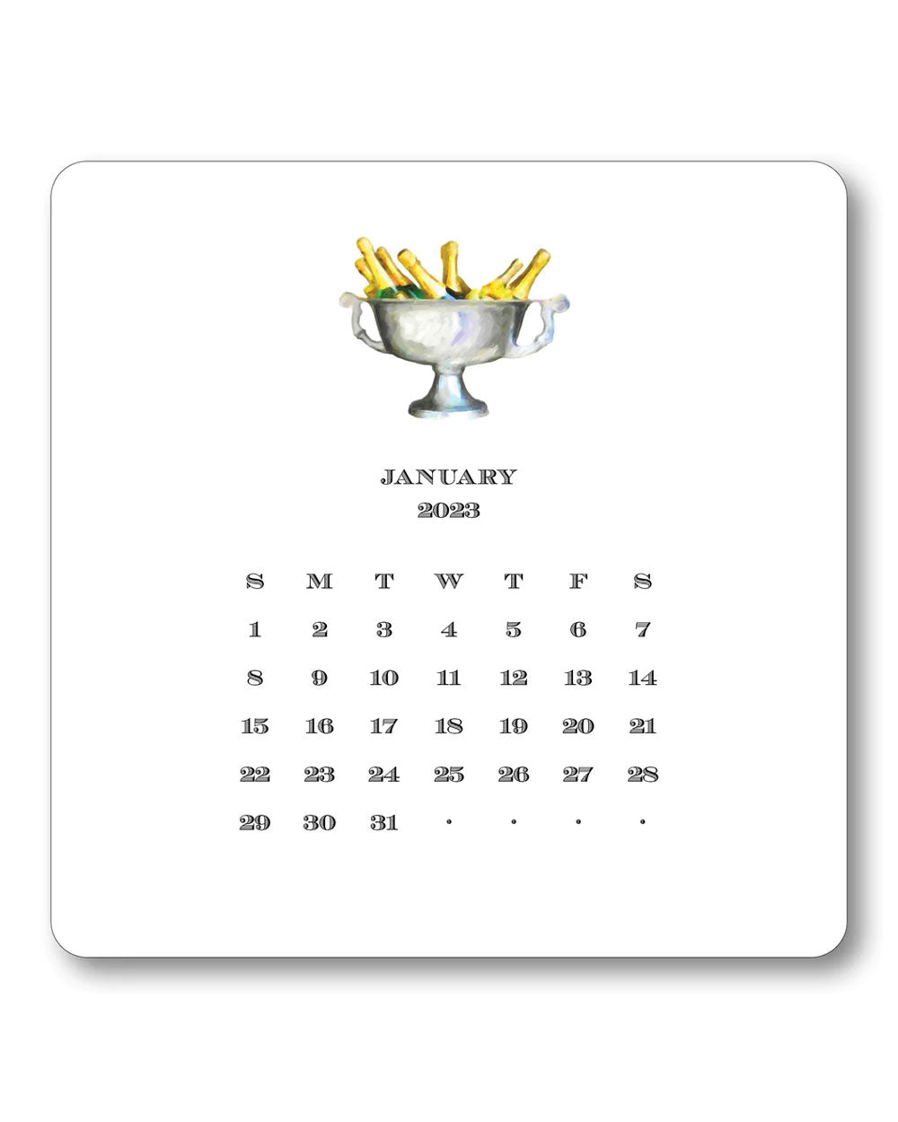 2023 Desk Calendar with Easel