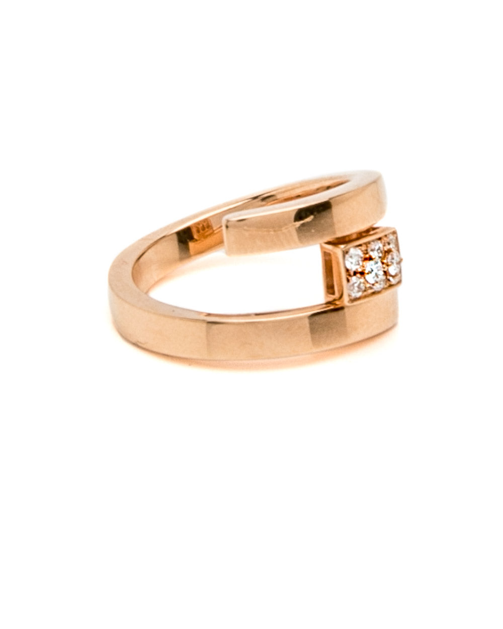 Sole Double Band Diamond Ring