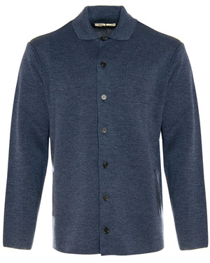 Blue Mix Sweater Jacket