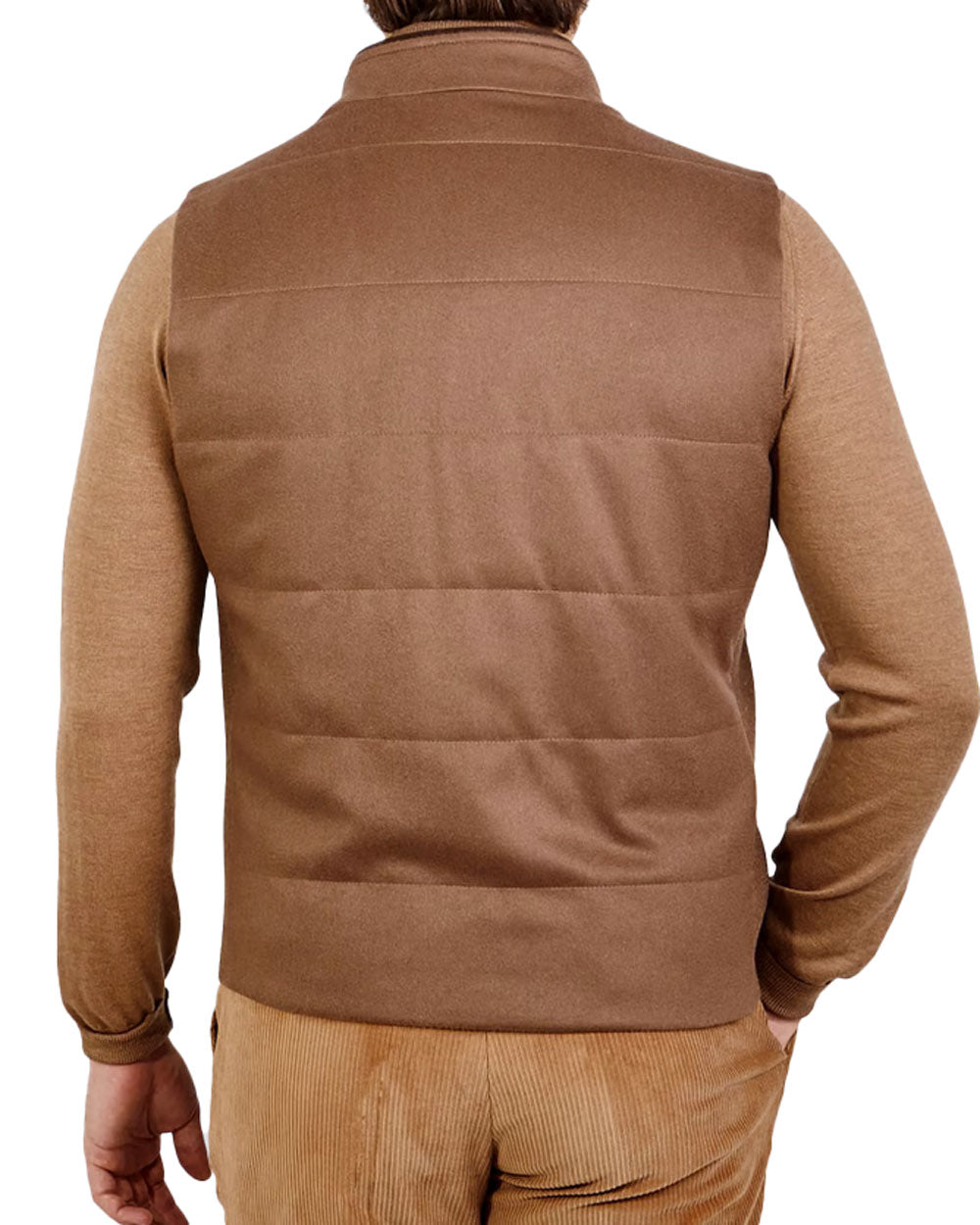 Cinnamon Pure Cashmere Vest