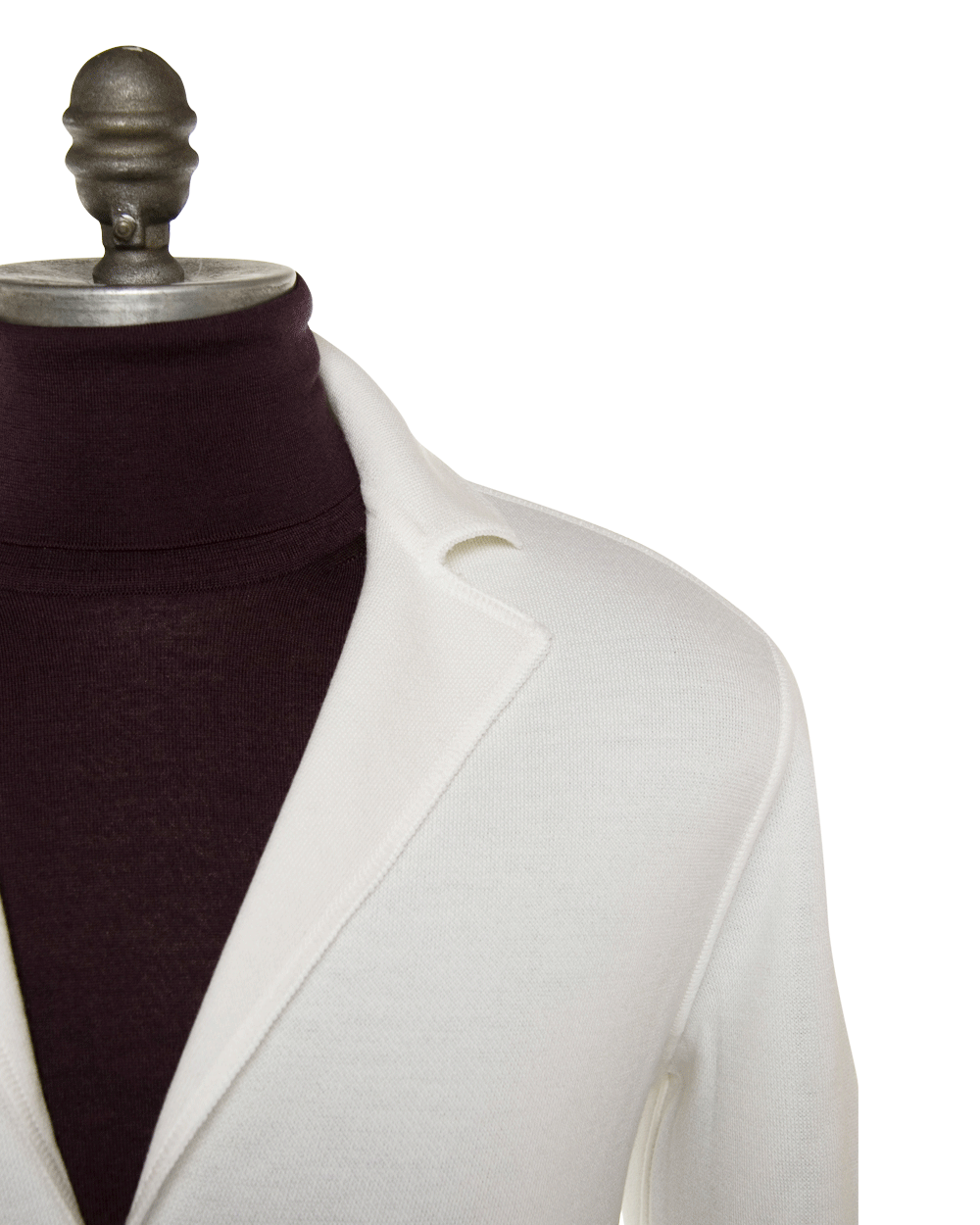 Ivory Three Button Sweater Jacket