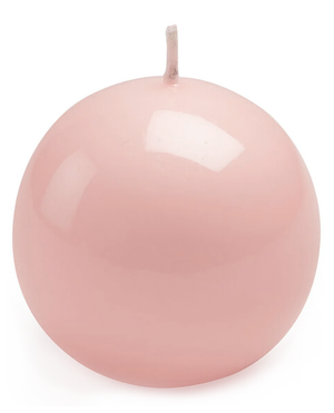 Pink Medium Ball Candle