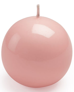 Pink Large Ball Candle