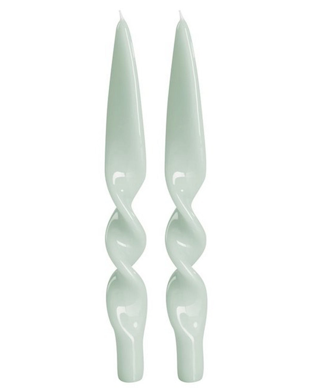Water Green Twist Candles