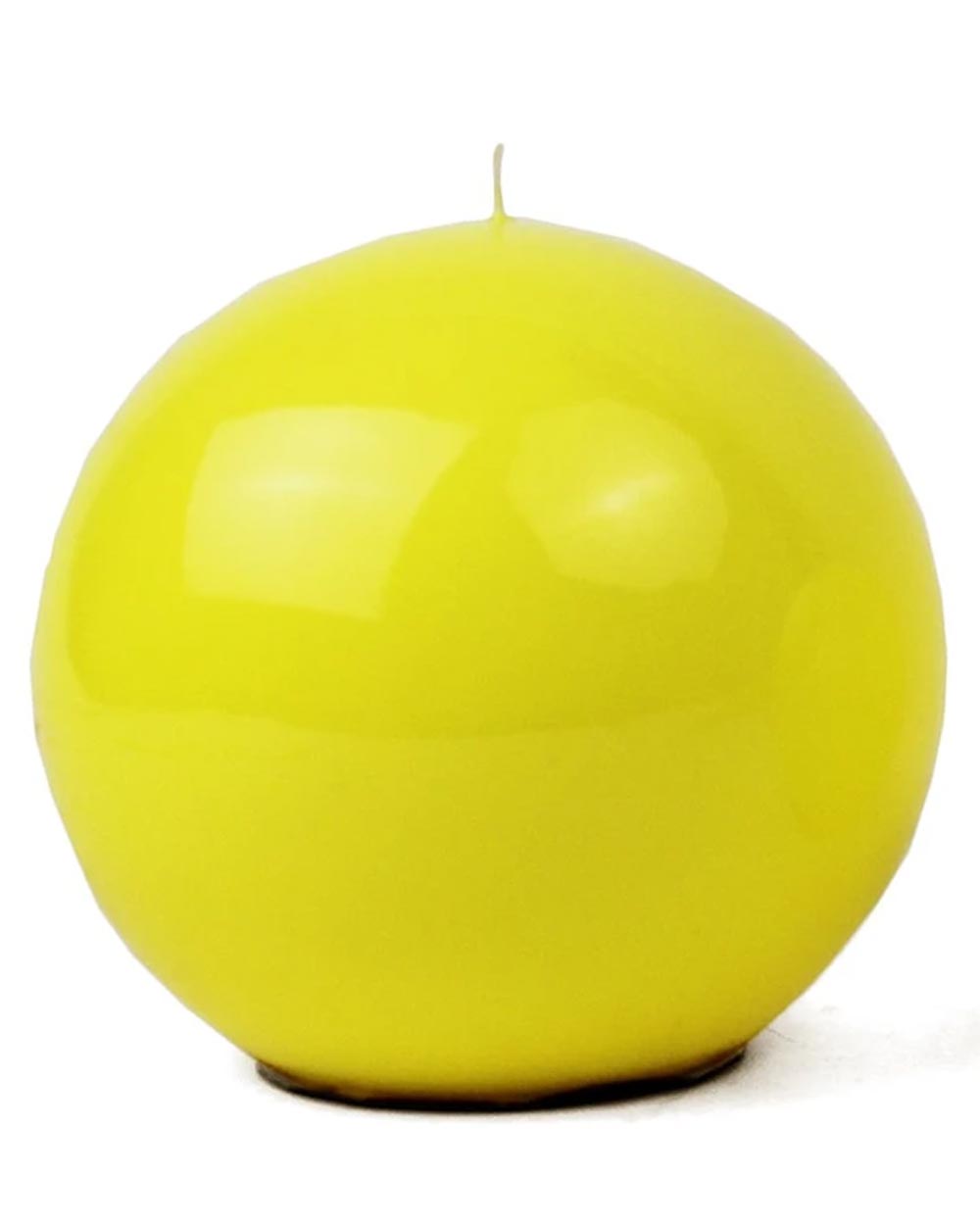 Yellow Large Ball Candle