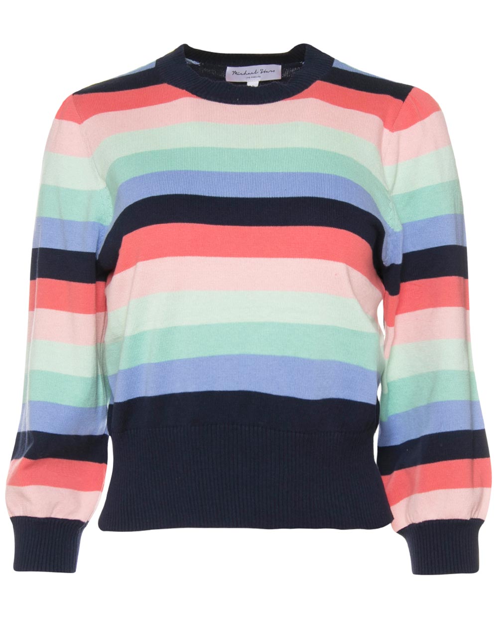Admiral Stripe Dolly Cropped Pullover