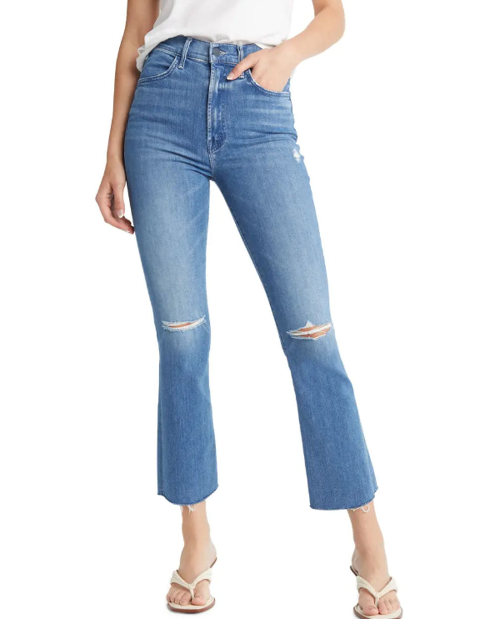 The Hustler Ankle Fray Jean in Can’t Stop Staring