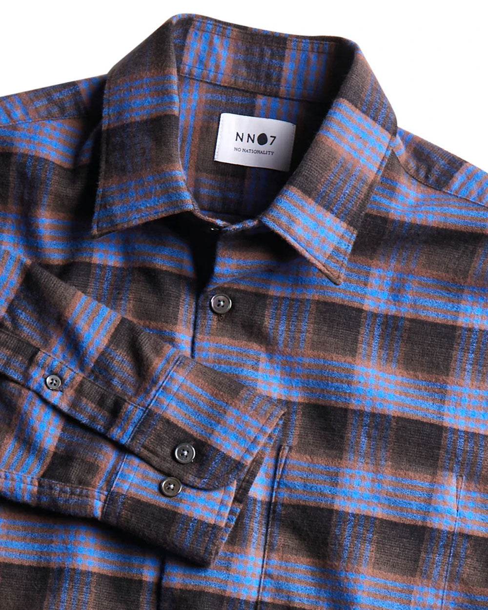 Errico Multi Color Check Cotton Flannel Shirt
