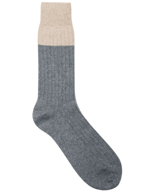 Grey Mélange Socks