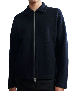 Navy Blue Wool Jacket