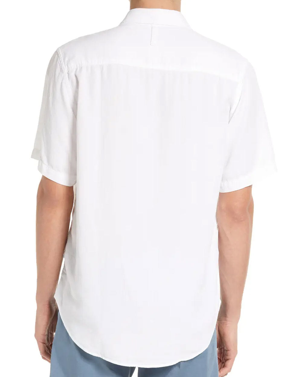 White Arne Short Sleeve Sport Shirt