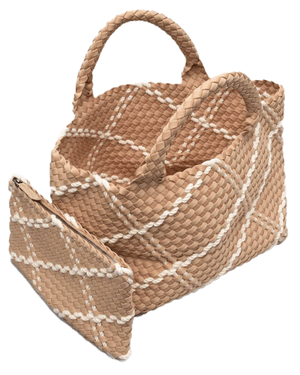 St. Barths Medium Tote In Rope Camel
