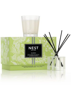 Bamboo Petite Candle and Diffuser