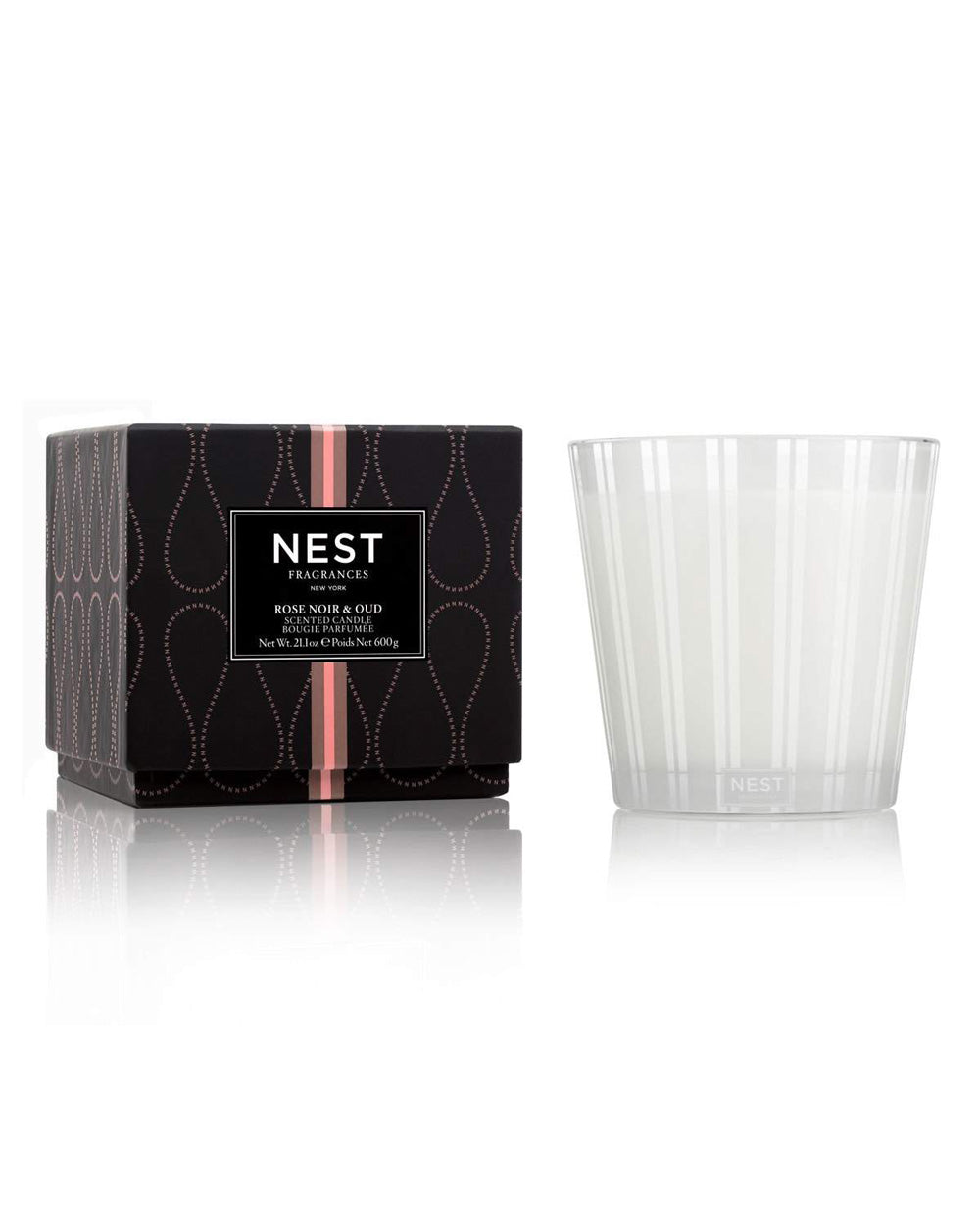 Rose Noir & Oud Classic 3 Wick Candle