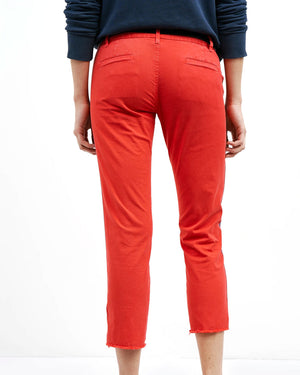Sun Faded Red East Hampton Pant With Tape