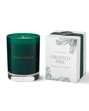 Holiday Frosted Pine Candle