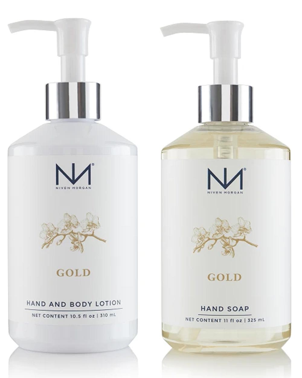 Gold Soap and Lotion Set